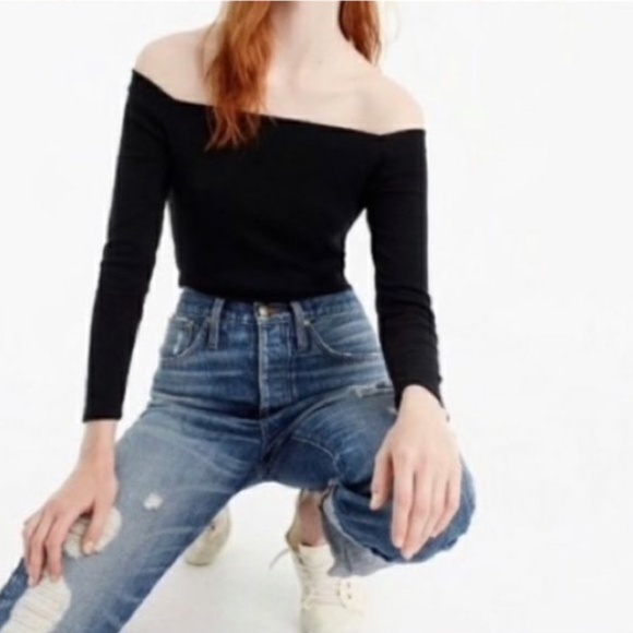 J. Crew Off-Shoulder Top - Picture 2 of 2